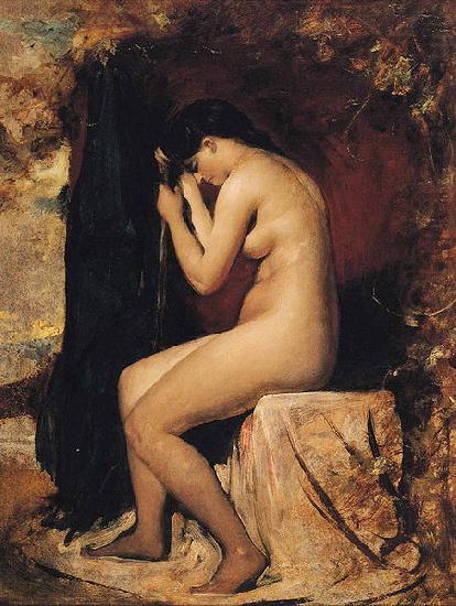 William Etty Seated Female Nude china oil painting image